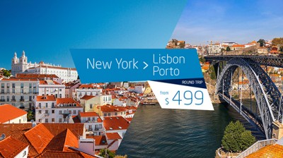 SATA Azores Airlines: New York to Lisbon or Porto Promo