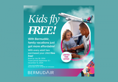 BermudAir: Kids Fly FREE!