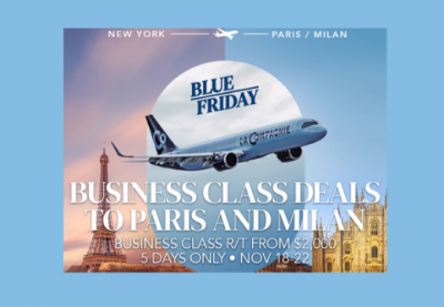 La Compagnie: Business class deals to Paris & Milan