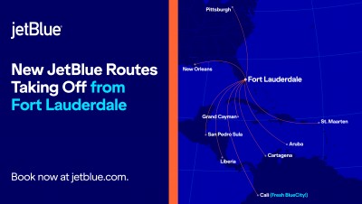 JetBlue Takes the Lead in Fort Lauderdale with More Flights to New Destination